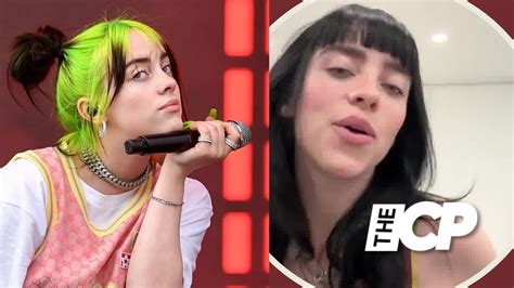 Billie Eilish flaunts cleavage in sheer top and rants about liars